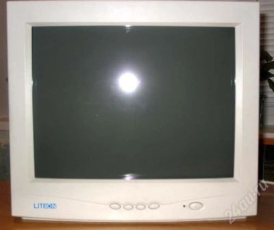 Лот: 467415. Фото: 1. Монитор LITE-ON 17" неисправен. ЭЛТ-мониторы