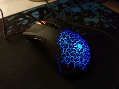 Лот: 9326318. Фото: 1. Игровая мышь A4Tech Bloody A90... Клавиатуры и мыши