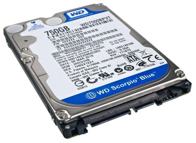 Лот: 7166465. Фото: 1. 750Гб. Жесткий диск для ноутбука... Жёсткие диски (HDD)