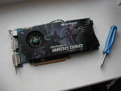 Лот: 925528. Фото: 1. GeForce 9600 GSO в отличном состоянии. Видеокарты
