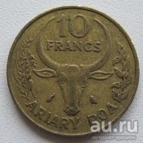 Лот: 18805524. Фото: 1. Мадагаскар 10 франков 1989, с... Африка