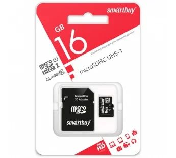 Лот: 19262590. Фото: 1. Карта памяти MicroSD 16GB Smart... Карты памяти