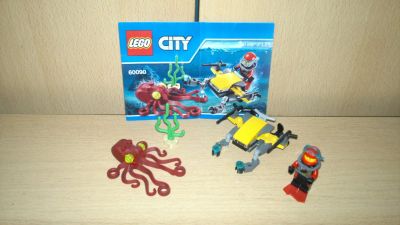 Лот: 11070205. Фото: 1. Лего Lego City 60090 Глубоководный... Конструкторы