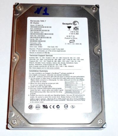 Лот: 9257849. Фото: 1. Жесткий диск Seagate. Жёсткие диски (HDD)
