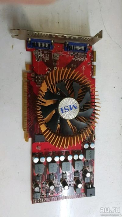 Лот: 13197635. Фото: 1. Видеокарта MSI Radeon HD 4850... Видеокарты