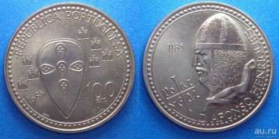 Лот: 13849647. Фото: 1. Португалия 100 эскудо 1985 Энрикиш... Европа
