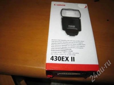 Лот: 242093. Фото: 1. Новая вспышка CANON 430 EX-II. Вспышки, осветители, рассеиватели