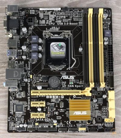 Лот: 6869104. Фото: 1. Материнская плата Asus B85M-G... Материнские платы