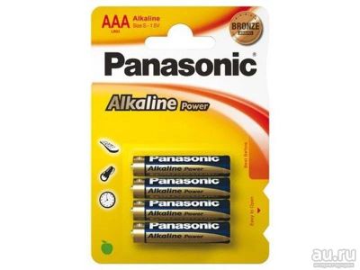 Лот: 12650960. Фото: 1. Батарейки Panasonic LR03 Alkaline... Батарейки, аккумуляторы, элементы питания