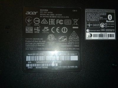 Лот: 9728191. Фото: 1. 15.6" Ноутбук Acer Aspire ES1-531-P10A... Ноутбуки