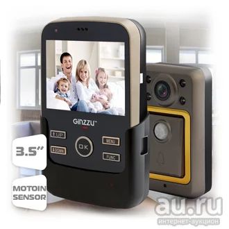 Лот: 13569656. Фото: 1. Видеоглазок Ginzzu HS-WD303B... Видеонаблюдение