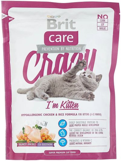 Лот: 18047447. Фото: 1. БРИТ Care Cat Crazy Kitten для... Корма