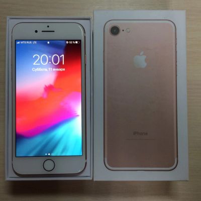 Лот: 15293336. Фото: 1. iPhone 7, 32GB. Идеальное состояние... Смартфоны