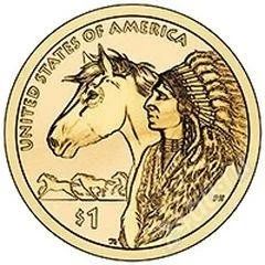 Лот: 2055408. Фото: 1. Новый доллар 2012 индеец !!!. Америка