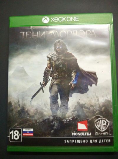 Лот: 7540747. Фото: 1. Средиземье тени мордора Xbox one... Игры для консолей