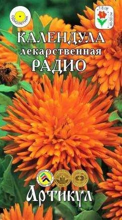 Лот: 11024711. Фото: 1. Календула Радио 0,3гр. Садовые цветы