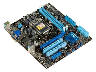 Лот: 12585569. Фото: 1. Asus P7H55-M LX (socket 1156... Материнские платы