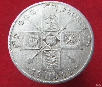 Лот: 13329916. Фото: 1. Великобритания 2 шиллинга (флорин... Остальные страны