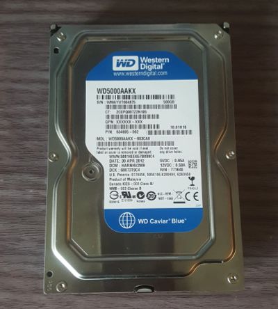 Лот: 12104073. Фото: 1. Жёский диск 500 GB western digital. Жёсткие диски (HDD)