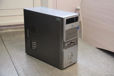 Лот: 8934555. Фото: 1. Корпус серебристый ATX (USB с... Корпуса, блоки питания