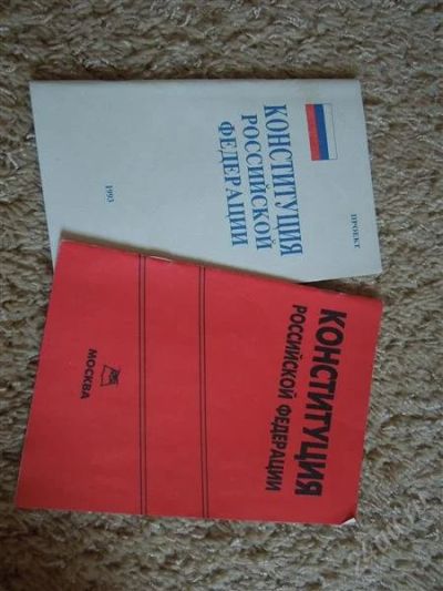 Лот: 2709103. Фото: 1. Конституция Р.Ф. ( проект 1993... Юриспруденция