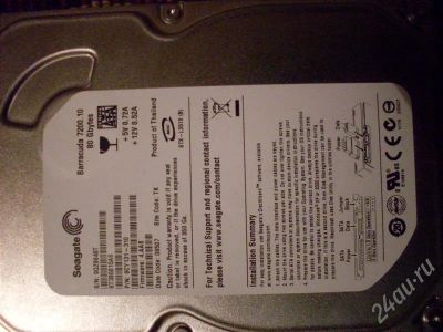 Лот: 536965. Фото: 1. Винт (HDD) Seagate Barrracuda... Жёсткие диски (HDD)