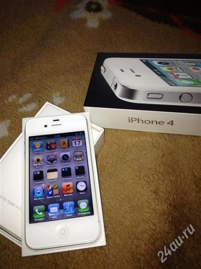 Лот: 2541544. Фото: 1. Iphone 4 16GB (Отличное состояние... Смартфоны