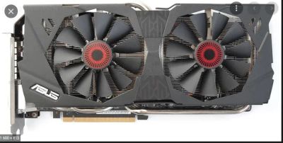 Лот: 19565122. Фото: 1. Asus geforce 980 strix 4gb. Видеокарты