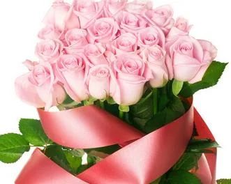 Лот: 4852761. Фото: 1. Шикарный букет из 25 розовых роз... Другое (цветы, букеты)