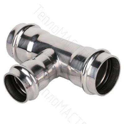 Лот: 24764871. Фото: 1. ZTI Тройник из нержавеющей стали... Фитинги, подводка