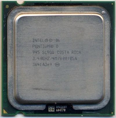 Лот: 8546249. Фото: 1. Intel Pentium D 945 (3.4Ghz, 4Mb... Процессоры