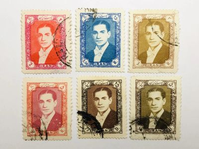 Лот: 23315999. Фото: 1. Мохаммед Реза Шах Пехлеви. Неполная... Марки
