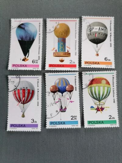 Лот: 23510630. Фото: 1. Воздушные шары Польша 1981 год. Марки