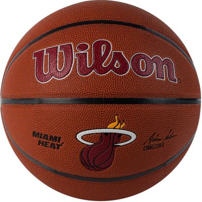 Лот: 22362193. Фото: 1. Мяч баскетбольный Wilson NBA Mia... Мячи, ракетки, шайбы, клюшки