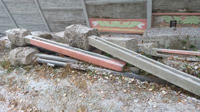 Лот: 25856400. Фото: 1. Столбики для бетонного забора. Ворота, заборы, шлагбаумы