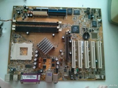 Лот: 8835668. Фото: 1. Материнская плата ASUS A7N8X-X. Материнские платы