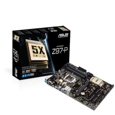 Лот: 4653947. Фото: 1. Мат.плата S1150 Z97 Asus Z97-P... Материнские платы