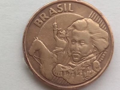Лот: 15828053. Фото: 1. Монета Бразилии 10 сентавос. И... Америка