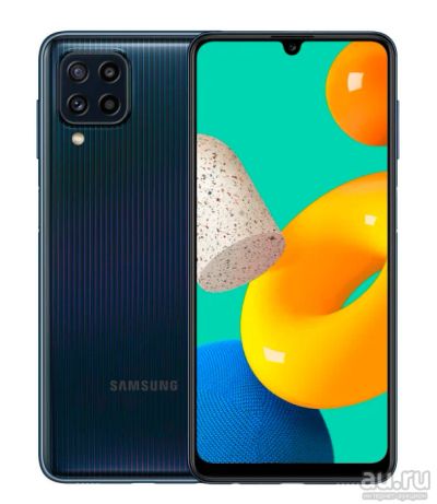 Лот: 18000515. Фото: 1. Samsung Galaxy M32 6/128GB, черный. Смартфоны