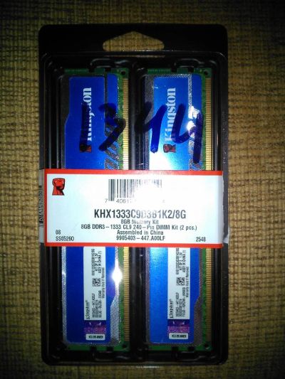 Лот: 3230120. Фото: 1. Оперативная память Kingston HyperX... Оперативная память