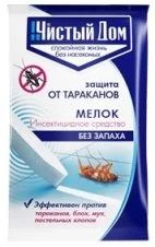 Лот: 12947653. Фото: 1. Мелок от тараканов ЧИСТЫЙ ДОМ... Средства от насекомых и грызунов