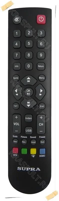 Лот: 15905907. Фото: 1. Пульт SUPRA STV-LC16850WL, RC200... Пульты ДУ