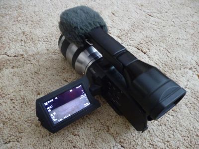 Лот: 3838576. Фото: 1. Видеокамера Sony NEX-VG10 объектив... Видеокамеры