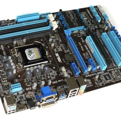 Лот: 17068955. Фото: 1. Asus Z77V LX. Материнские платы