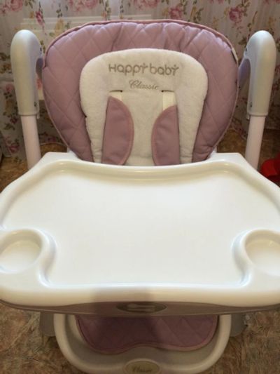 Лот: 6632701. Фото: 1. Стульчик для кормления happy baby... Стульчики для кормления