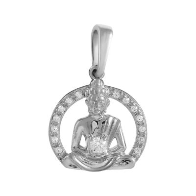 Лот: 23874500. Фото: 1. Подвеска TALANT Будда из серебра... Другое (ювелирные изделия, бижутерия, часы)