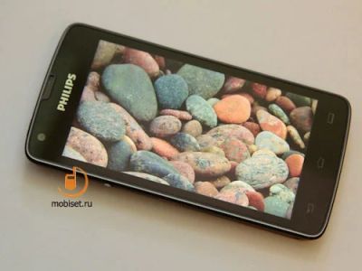 Лот: 3309497. Фото: 1. philips xenium w8510 blue. Смартфоны