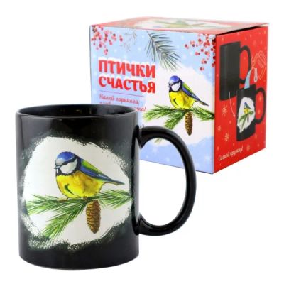Лот: 24491559. Фото: 1. Кружка ND Play "Птички счастья... Термосы, термокружки, фляжки