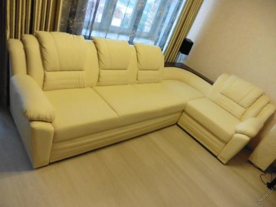 Лот: 5865626. Фото: 1. Диван из экокожи 3.00 м. на 1... Диваны