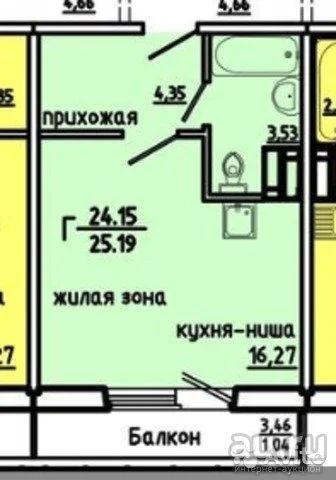 Лот: 9192792. Фото: 1. сдам 1комн-студию на длительный... Квартиры, студии